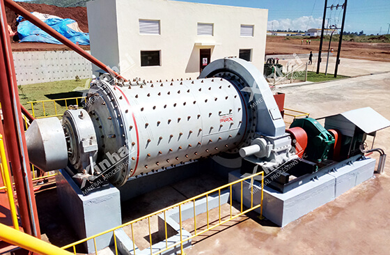 Ball mill for feldspar mining